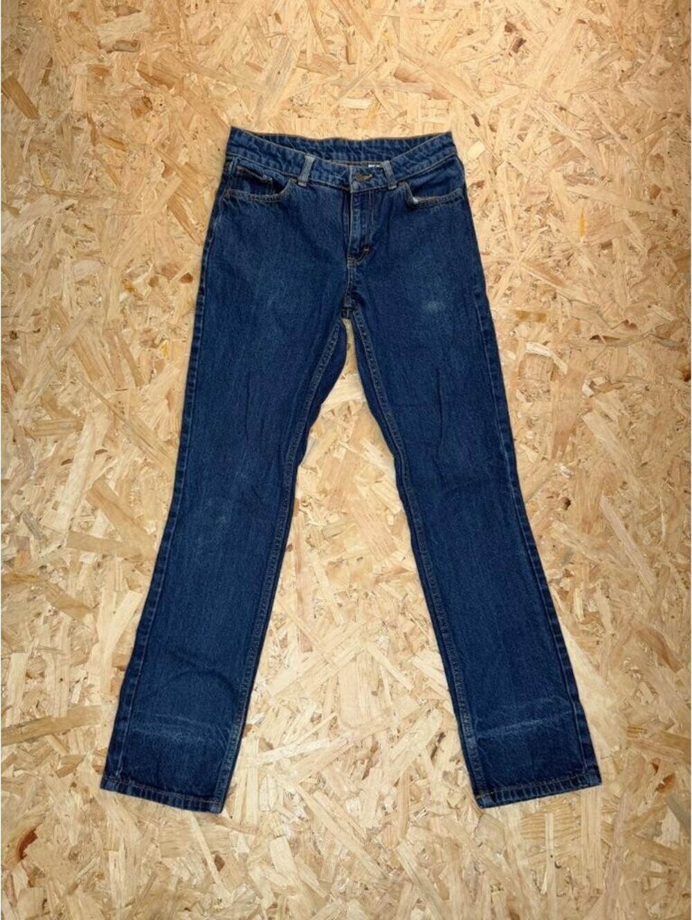 Cinta Jeans Womens Size 4 Blue Denim Straight Leg Classic 5 Pocket